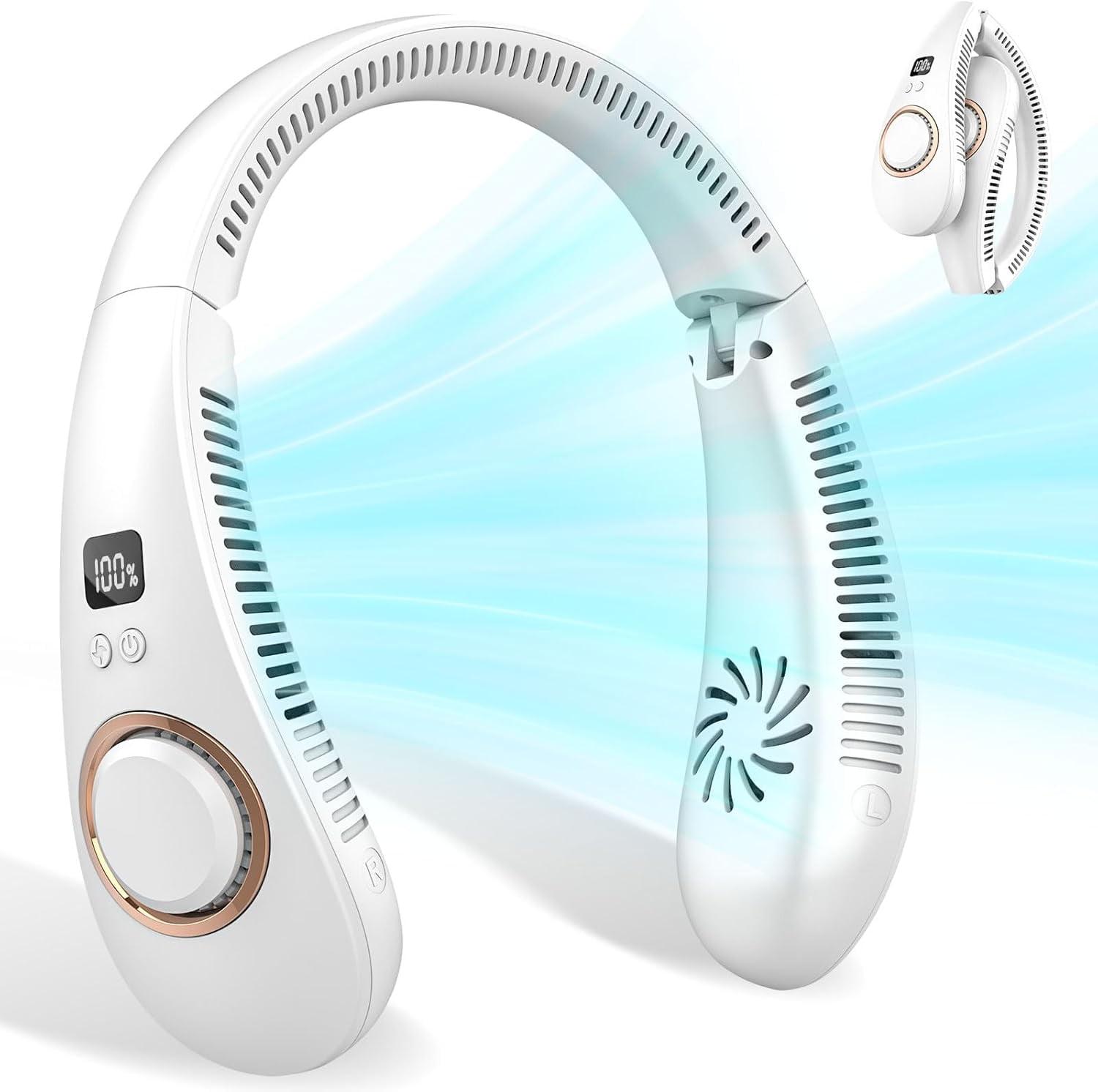Portable Rechargeable Neck Fan